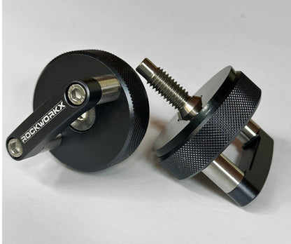 Jeep CJ & YJ Quick Release Knobs - Billet Aluminum (2 Piece Set)