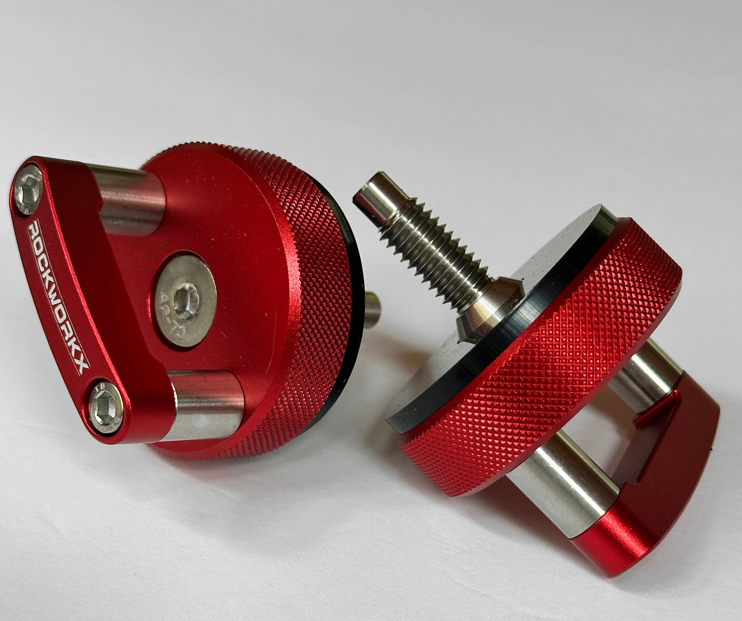Jeep CJ & YJ Quick Release Knobs - Billet Aluminum (2 Piece Set)