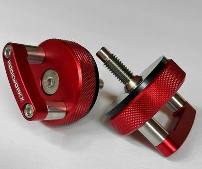 Jeep CJ & YJ Quick Release Knobs - Billet Aluminum (2 Piece Set)