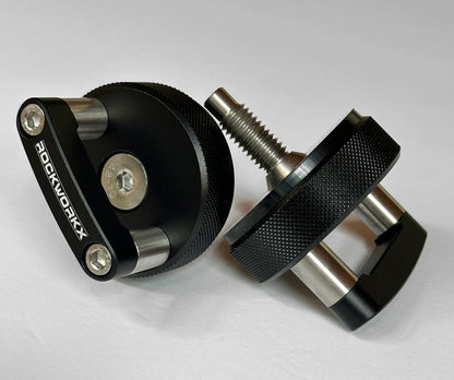 Jeep CJ & YJ Quick Release Knobs - Billet Aluminum (2 Piece Set)