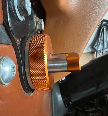 Jeep CJ & YJ Quick Release Knobs - Billet Aluminum (2 Piece Set)