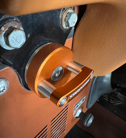 Jeep CJ & YJ Quick Release Knobs - Billet Aluminum (2 Piece Set)