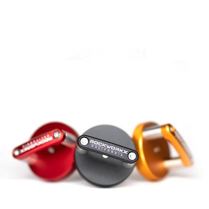 Jeep JK + JKU Freedom Hard Top Quick Release Knobs / Bolts, 2 in 1 Billet Aluminum (2 Piece Set)