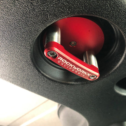 Jeep JK + JKU Freedom Hard Top Quick Release Knobs / Bolts, 2 in 1 Billet Aluminum (2 Piece Set)