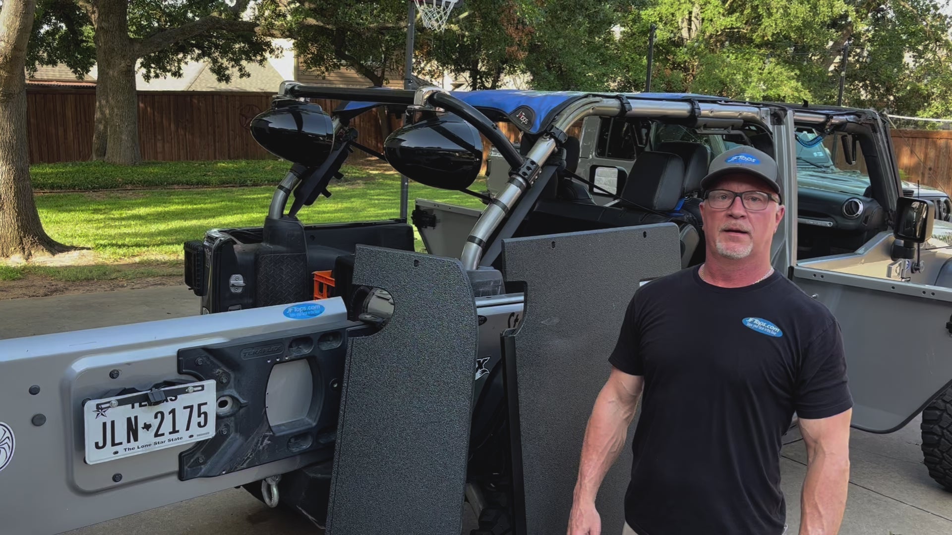 Load video: JFTops Rhino Lined Tonneau Cargo Cover Install Video