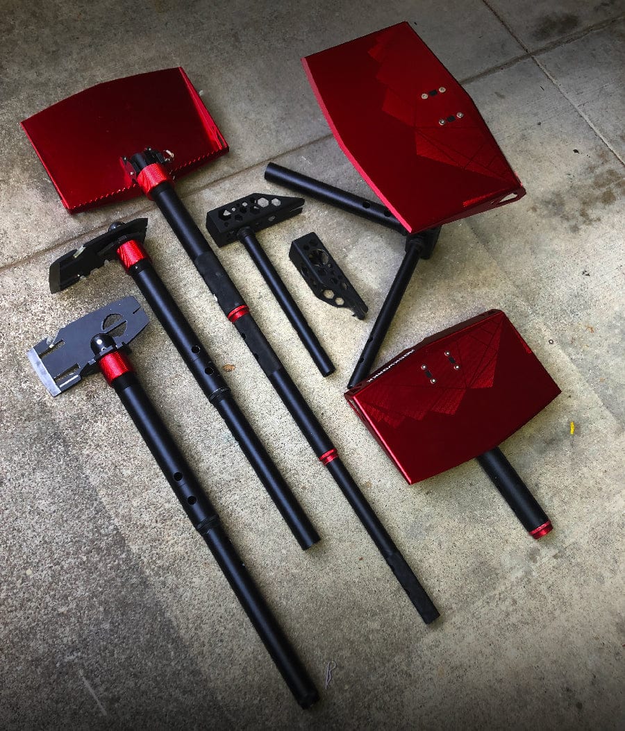 Rockworkx Multi-Tool T7 -  Red, Silver & Blue