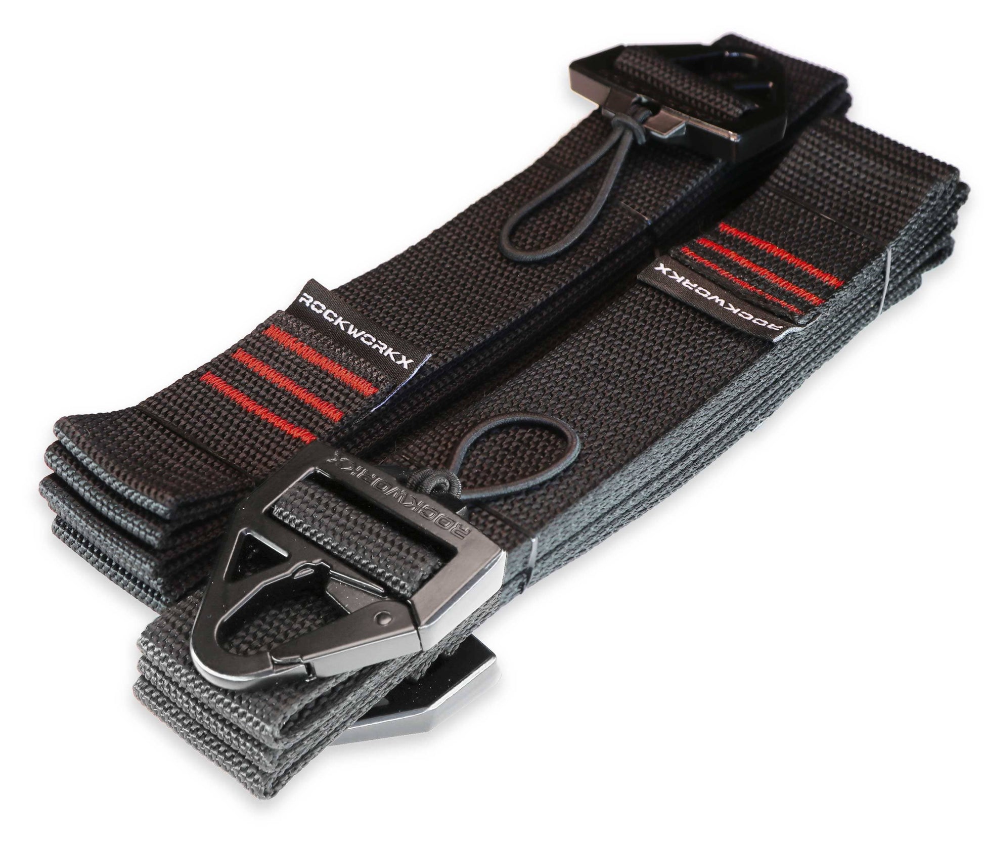 Rockworkx 1.5 in Tie down Straps Red Set of 2