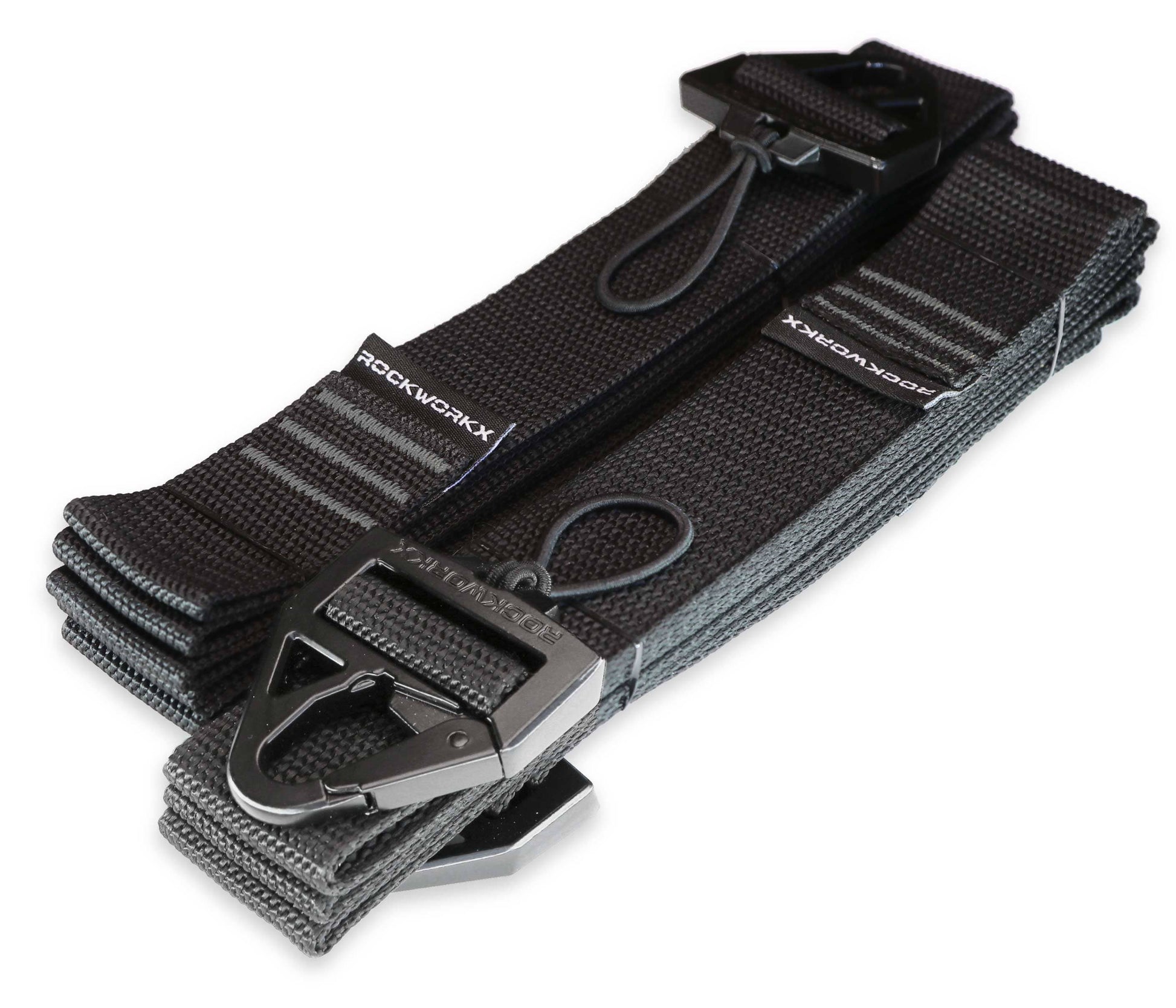 Rockworkx 1.5 in Tie down Straps Gray Set of 2
