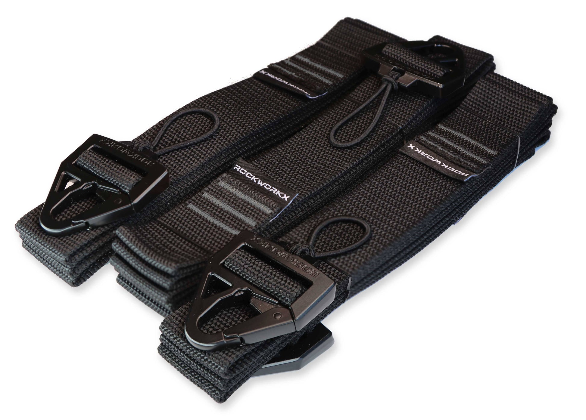 Rockworkx 1.5 in Tie down Straps Gray Set of 3