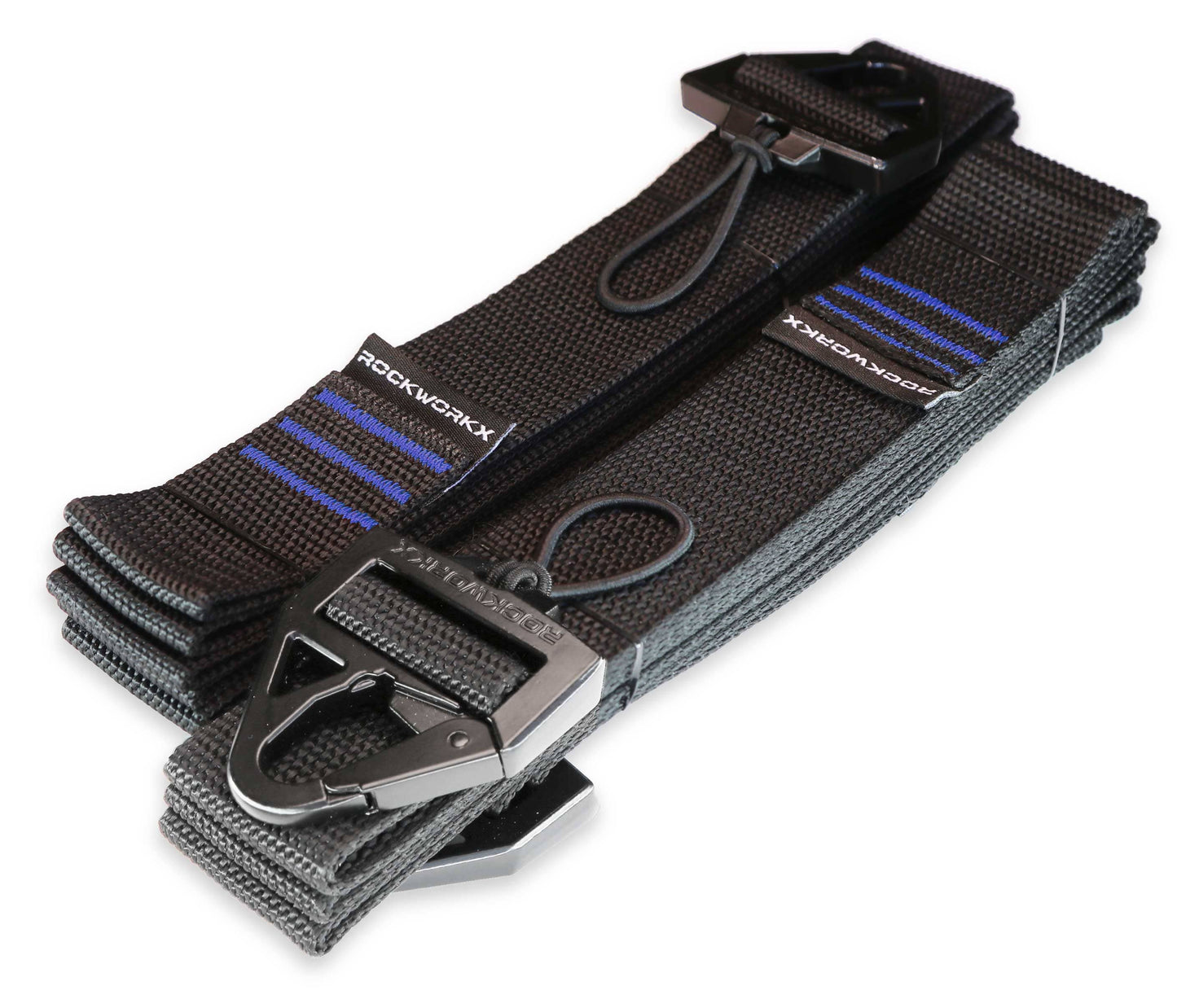 Rockworkx 1.5 in Tie down Straps Blue Set of 2