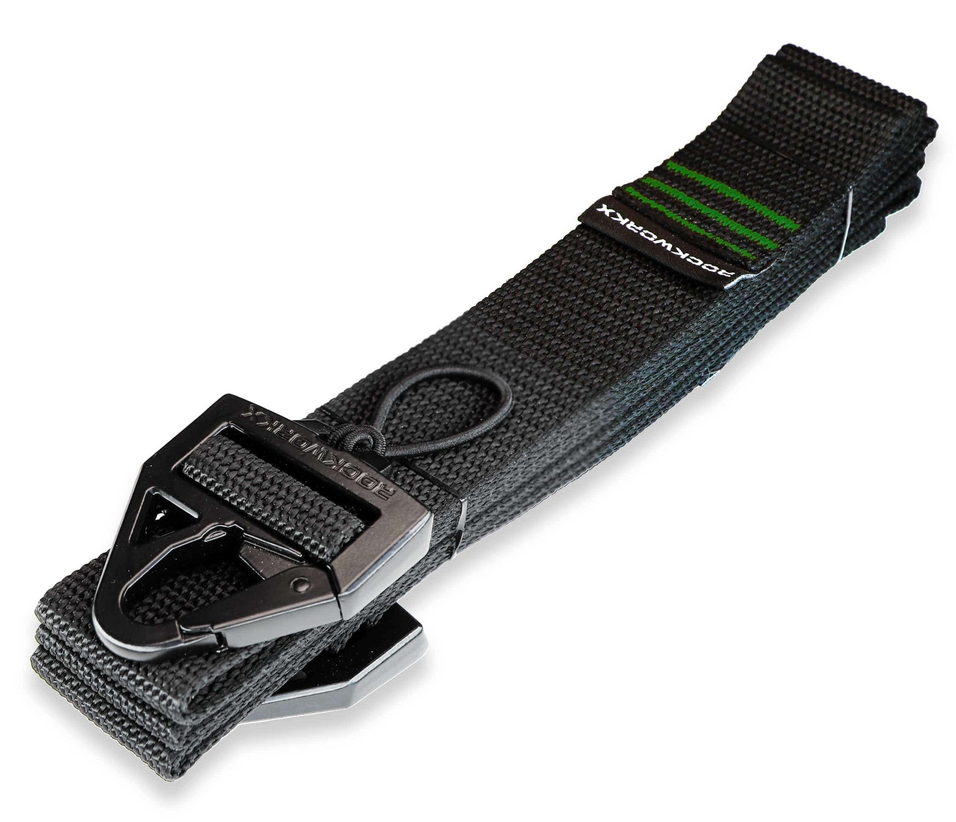 Rockworkx 1.5 in Tie down Straps Green Solo