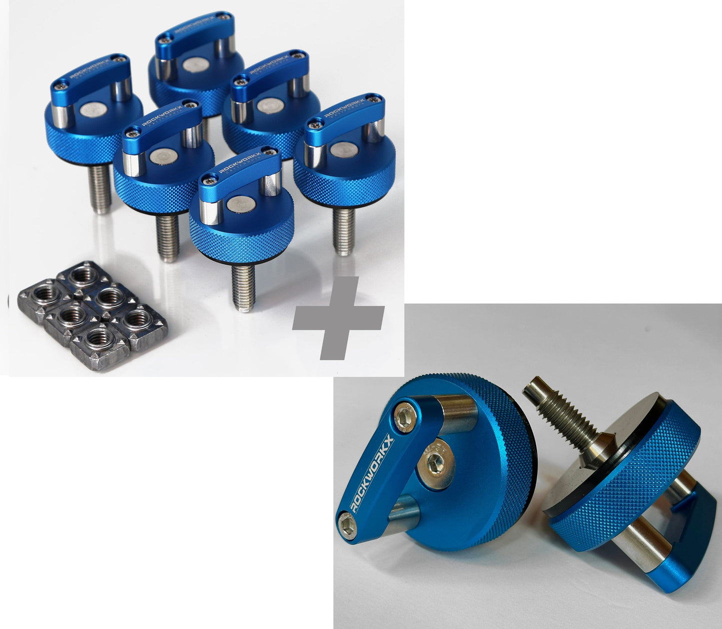 Rockworkx Jeep CJ Windshield & Hardtop Quick-Release Combo Kit