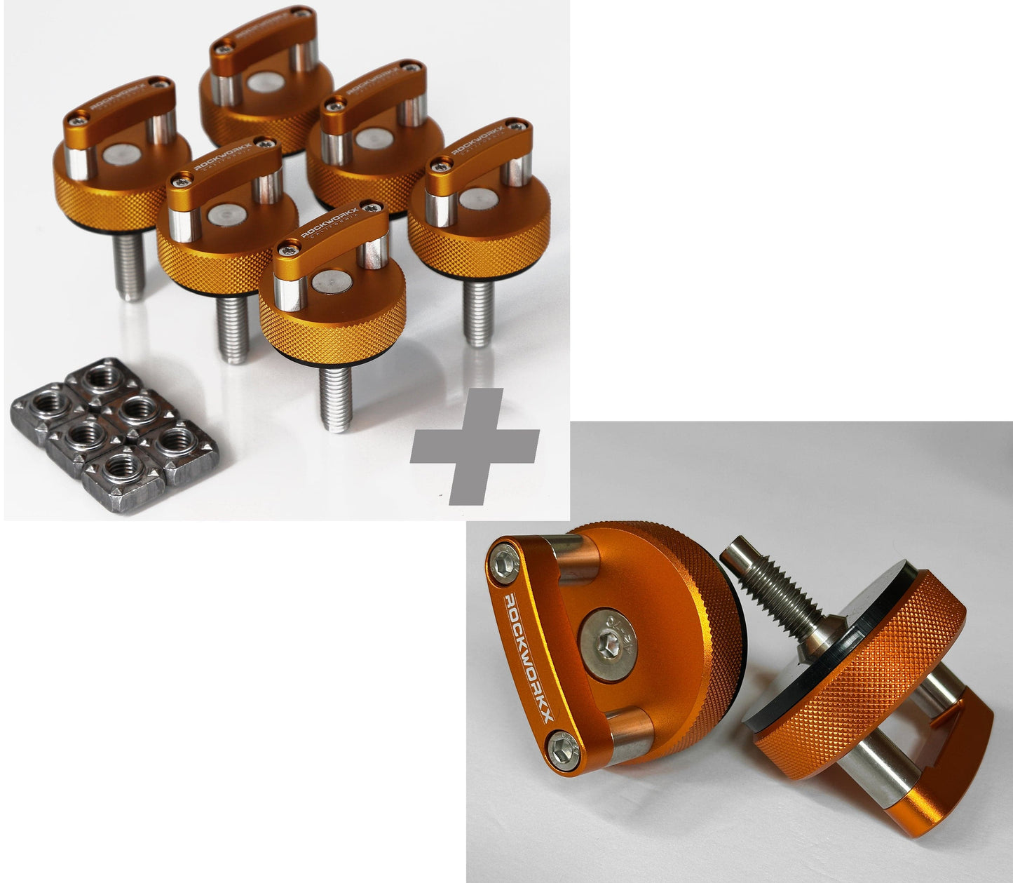 Rockworkx Jeep CJ Windshield & Hardtop Quick-Release Combo Kit