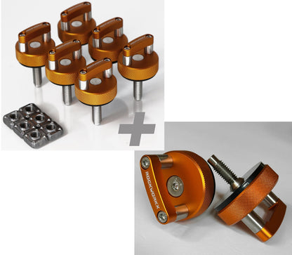 Rockworkx Jeep CJ Windshield & Hardtop Quick-Release Combo Kit