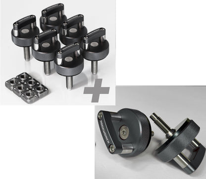 Rockworkx Jeep CJ Windshield & Hardtop Quick-Release Combo Kit