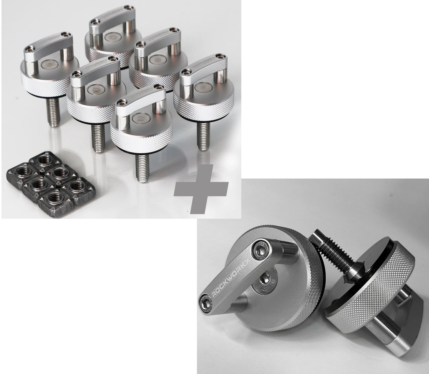 Rockworkx Jeep CJ Windshield & Hardtop Quick-Release Combo Kit