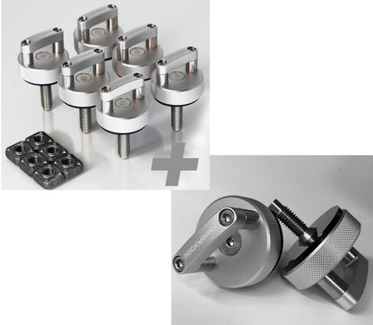 Rockworkx Jeep CJ Windshield & Hardtop Quick-Release Combo Kit